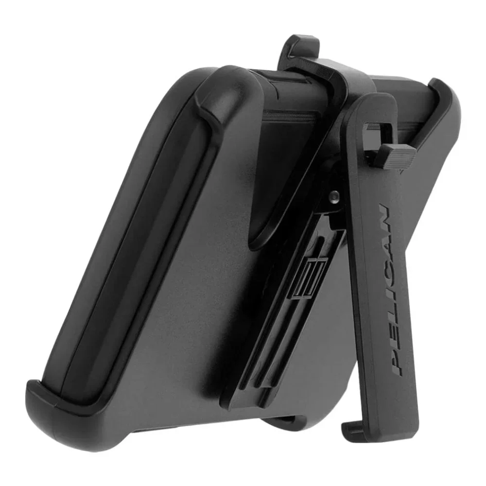 iPhone 12 Mini Case Black Pelican Voyager with Holster‎ Belt Clip Kickstand